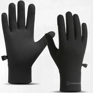GTUBIKE 겨울 따뜻한 사이클링 장갑 자전거 따뜻한 터치 스크린 전체 손가락 장갑 방수 야외 자전거 스키 낚시 라이딩