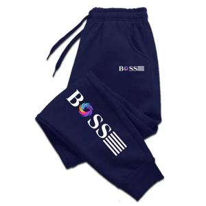 2025 New Men's Slow Running Sports Pants for Daily Leisure Boss Letter Pattern Printed Fitness Men's Sports Pants  joggers