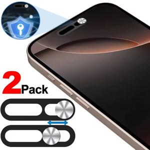 아이폰 16/15/14 프라이버시 전면 카메라 커버 보안 웹캠 프라이버시 차단기 아이폰 16Pro 카메라 보안 슬라이드