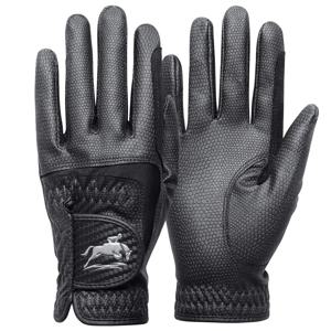 여성 승마 장갑 터치스크린 그립 통기성 스트레치 PU 가죽으로 향상된 제어력 제공