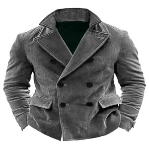 Velvet Double Breasted Blazer for Men Dinner Party Italian Style Smoking Prom Jacket Elegant Jacket for Wedding Party 2025