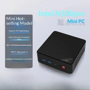 CPU 인텔 N100 윈도우 11 미니 PC DDR4 NVME SSD WIFI BT 지원 마이크로 호스트 컴퓨터 NUC