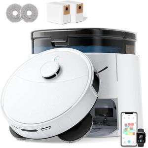 @-@ 신제품 입고 레이프트 M3 M3L 로봇 청소기, 매핑 기능, 12000Pa 흡입력, 자동 비움 스테이션, 자동 세척