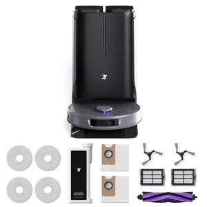 프로모션 세일 3i P10 울트라 로봇 진공청소기 및 물걸레 콤보, 가장자리 및 코너 청소용 확장 패드, 18000Pa 흡입력 깊은 청소, A