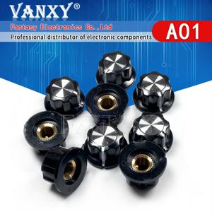 10pcs MF-A01 6.0MM 베이클라이트 전위차계 전위차계 손잡이 캡 직경 19.5MM RV16 구멍 3.2MM