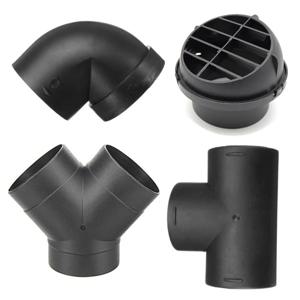 에어 벤트 덕트 T L Y 피스 엘보 파이프 배출구 배기 커넥터 Webasto Eberspaecher 디젤 주차 히터 액세서리 용 조이너