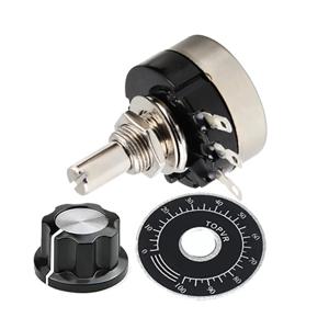 RV24YN20S 1Set(3PCS) 탄소 필름 전위차계 1K 2K 5K 10K 20K 50K 100K 1M Ohm 단일 로터리 테이퍼(다이얼 포함 A03 손잡이 포함)