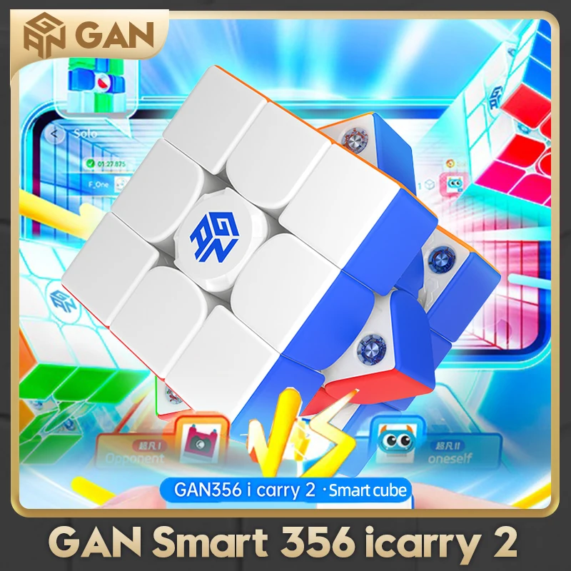 Gan 356 I Carry 2 Uv 스마트 마그네틱 큐브 3x3 퍼즐 장난감