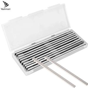 10/20/50/100PC 부드러운 단단한 나무 절단 용 초경 대패 블레이드 목공 기계 부품 용 합판 보드 82x5.5x1.2mm