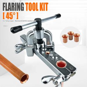 구리 튜브 확장기 구리 튜브 및 기타 파이프 리밍에 사용되는 구리 튜브 확장기 45도 플레어 도구 키트
