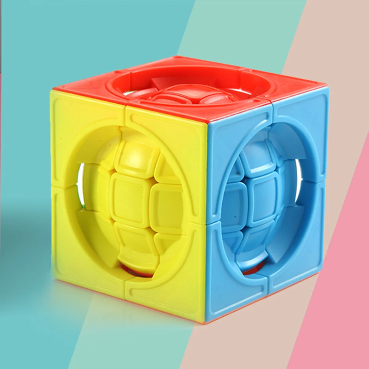 매직 볼, 매직 큐브 볼, 재미있는 스트레스 해소, 두뇌 부스트, 매직 볼 속도 게임, 어린이 색상 차단 3D 퍼즐 장난감