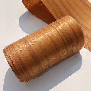 천연 티크 나무 베니어 가구 장식 나무 문 베니어 14x250cm T0.2mm