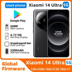 샤오미 14 울트라 글로벌 버전 스마트폰, 16GB, 512GB, 120Hz, 6.73 인치 AMOLED 스냅드래곤 8 세대 3 라이카 카메라, 50MP, 90W 하이퍼차지