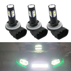 안개등 방향 지시등 ATV POLARIS SPORTSMAN 액세서리 881 헤드라이트 LED 전구 150W 3600LM 6000K 흰색 고전력