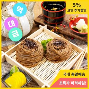 (식판사) 면사랑 가쓰오 냉메밀장국 5인분세트 생메밀면 메밀장국 소바 장국