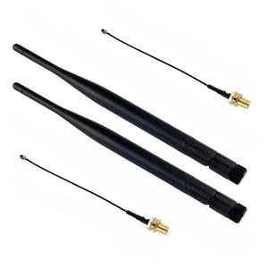 2pcs 868MHz 915MHz Lora 안테나 5Dbi 이득 SMA 남성 + 15cm 연장 케이블 IPX1-SMA 여성 케이블