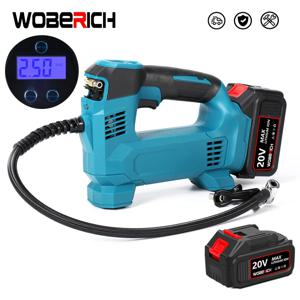 무선 전기 공기 펌프 타이어 팽창기 Makita BL1815 BL1830 BL1840 BL1850 배터리 용 무선 공기 펌프 공기 압축기