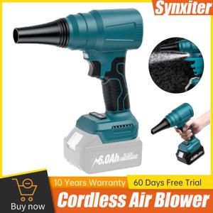 무선 전기 공기 송풍기 터보 제트 충전식 휴대용 정원 잎 송풍기 Makita 18V 배터리 용 먼지 불어 도구