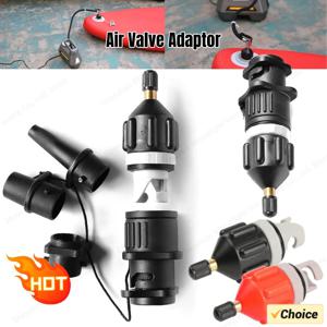 SUP 보드, 로잉 고무보트, 카누, 카약용 에어 밸브 어댑터, 풍선 컴프레서 에어 밸브 펌프 컨버터