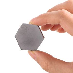 전술 갑옷 삽입 타일 탄화규소 세라믹 육각형 플레이트 35mm 방탄 SI C 하드 보호 바디 기어 패널 기념품