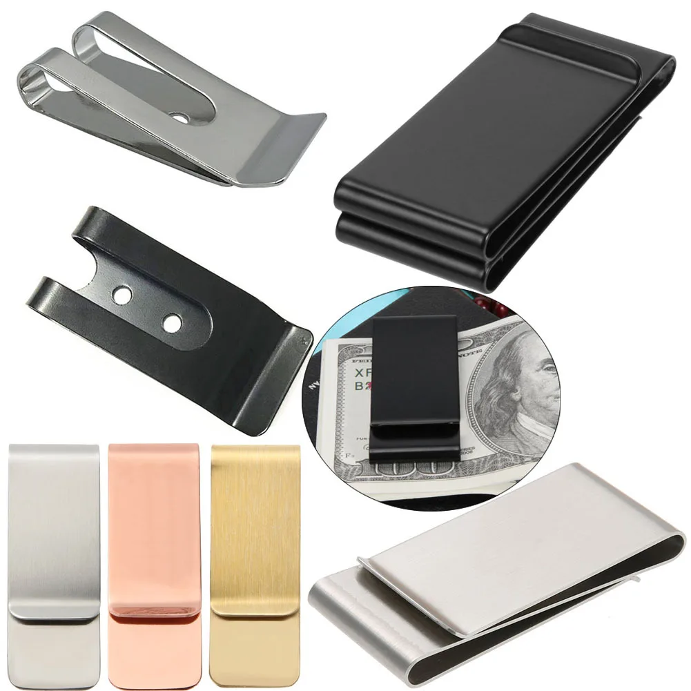 2개입 금속 허리 벨트 클립 버클 이중 구멍 스프링 클립 포켓용 훅 홀더 지갑 밴드 루프 클립