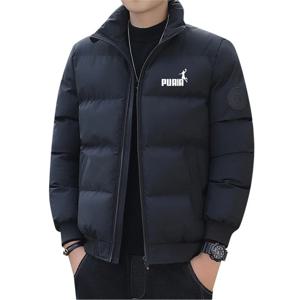 크로스보더 가을 겨울 남성 스탠드업 칼라 코튼 재킷 지퍼 가디건 코튼 코트 두꺼운 따뜻한 한국 스타일 재킷