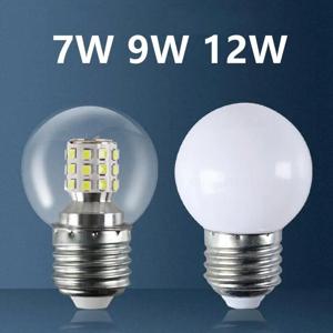 2PCS LED 전구 램프 E27 AC220V 전구 마술 콩 G45 7W 9W 12W 높은 밝기 Lampada Bombilla 스포트 라이트 펜 던 트 테이블 램프