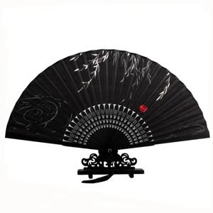 핸드 팬 실크 접이식 부채 빈티지 스타일 중국식 핸드 팬 대나무 여성용 부채 댄스 코스프레 웨딩 파티 소품 장식 선물
