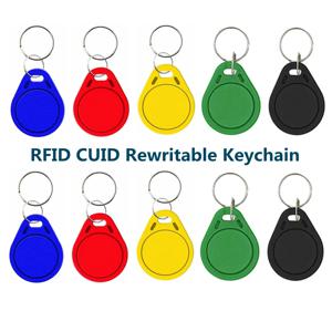5/10pcs GEN2 CUID 안드로이드 앱 MCT 수정 UID 변경 가능 태그 Keyfob NFC 1k S50 13.56MHz 카드 블록 0 쓰기 가능 HF 14443A