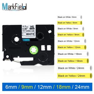 Brother 열 수축 튜브 테이프와 호환되는 열 수축 튜브 테이프 HSe231 HSe221 HSe211 HSe631 HSe621 HSe611 for PTE300 PTE500W