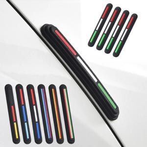 4PCS 자동차 도어 충돌 방지 스트립 자동 도어 가장자리 범퍼 보호대 스트립 자동차 코너 가드 백미러 방지 스크래치 스티커