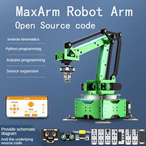MaxArm 5 축 로봇 암 오픈 소스, 아두이노 및 AI 파이썬 ESP32 프로그래밍 가능 로봇 조작기