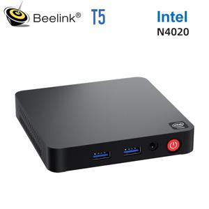 비링크 T5 미니 PC 인텔 셀러론 N4020 Wifi5 BT5.0 4GB DDR4 64GB eMMC 4K 1000M 데스크탑 미니 컴퓨터