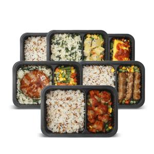 더 건강한 냉동 도시락 6종 6팩 1세트 전자레인지 간편조리