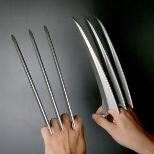 울버린 코스프레 슈퍼 히어로 제임스 하울렛, 25cm 클로, 현실적 플라스틱 늑대 클로, 할로윈 역할 놀이 파티 소품, 신제품