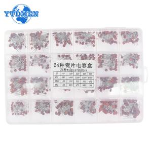 300pcs/960pcs 세라믹 커패시터 세트 2pF-0.1uF 전자 부품 커패시터 모듬 키트 샘플 DIY