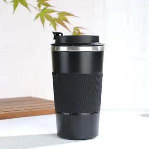 380ml 510ml 스테인레스 스틸 커피 컵 열 머그잔 Garrafa Termica Cafe Copo Termico Caneca 미끄럼 방지 여행용 자동차 절연 병