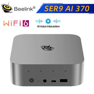 Beelink SER9 Pro 윈도우 11 라이젠 AI9 HX370 강력한 AI PC 32G 64G DDR5 1T 2T NVME 미니 게이밍PC PCIe4.0 데스크탑 컴퓨터 8745HS