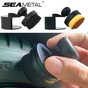 휴대용 자동차 타이어 브러쉬, 씰 커버 포함, 고밀도 부드러운 디테일링 브러쉬, 타이어 광택 왁스 도포용