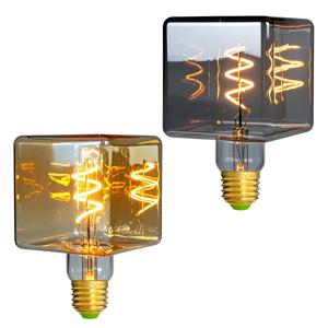 TIANFAN 빈티지 Led 전구 G95/G30 에디슨 전구 4W 디밍 가능 220V 110V E26 E27 아이스 큐브 장식 전구 노란색 따뜻한