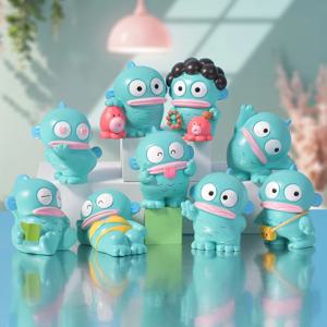 8pcs 인어 Hangyodon 블라인드 박스 큰 입 물고기 애니메이션 그림 데스크탑 장식 학생 깜짝 선물 미스터리 상자 도매