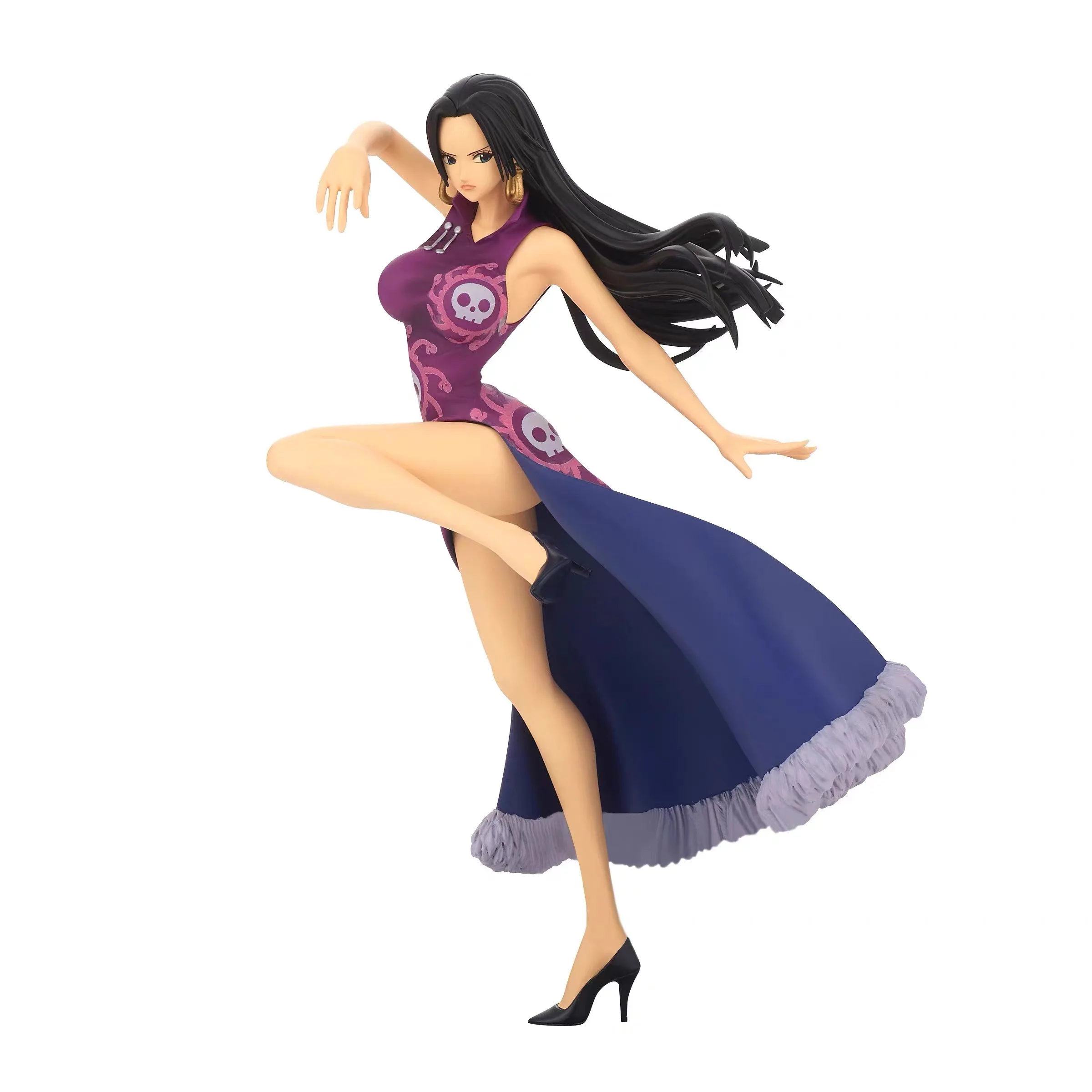 뜨거운 원피스 애니메이션 보아 핸콕 피규어 장난감 GK 뱀 공주 액션 피규어 섹시한 치파오 소녀 인형 PVC 피규어 스태츄