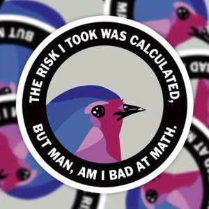 수학 나쁜 새 방수 오토바이 스티커, 방수 DIY 오토바이 사이드 패널, 연료 탱크 페어링 비닐 데칼 장식