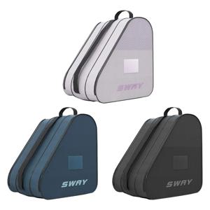 조절식 어깨 스트랩이 있는 아이스 스케이트 보관 가방, 인라인 스케이트 가방, 탑 핸들, 다목적 통기성 방수 액세서리