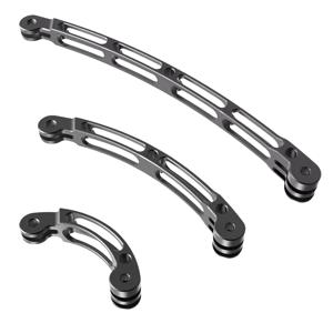 알루미늄 합금 헬멧 암 익스텐션 곡선 폴 셀카봉 삼각대 어댑터, GoPro Hero 13 12 Insta360 YI DJI Action 3 카메라용