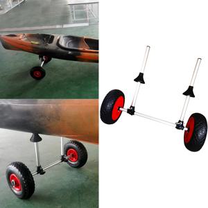 휴대용 접이식 카약 트롤리 적재 용량, 에너지 절약 2 륜 캐리어 카트, 카약 카누 보트 드롭