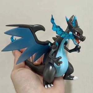 포켓몬 그림 11cm Dragonite 그림 애완 동물 동물 지니 Spitfire Charizard 메가 X 입상 Pvc 모델 룸 Decora 장난감 크리스마스 Fo