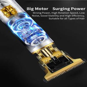 전문가용 USB 무선 이발기 전문가용 수염 트리머 이발 그루밍 키트 헤어 커팅 머신