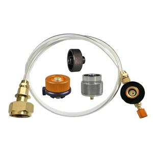 유럽 ​​캠핑 가스 탱크 리필 어댑터 야외 실린더 충전 어댑터 가스 탱크 용광로 커넥터 액세서리