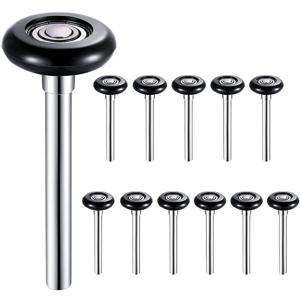 A04I 12 팩 나일론 차고 문 롤러 2 인치 조용한 차고 롤러 대량 6200Z 교체 차고 문 롤러